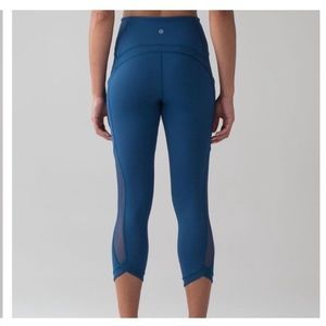 lululemon poseidon sole training leggings blue